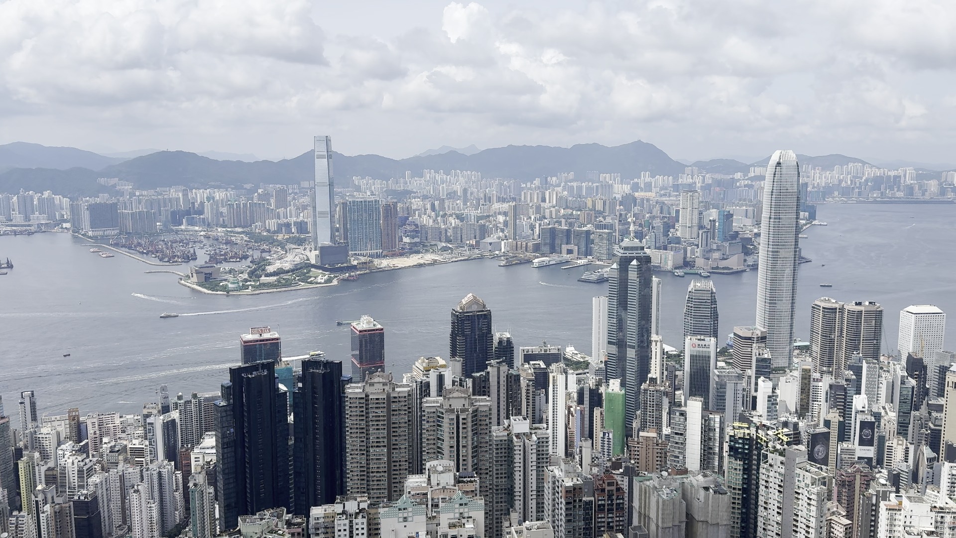 香港太平山观景台图片