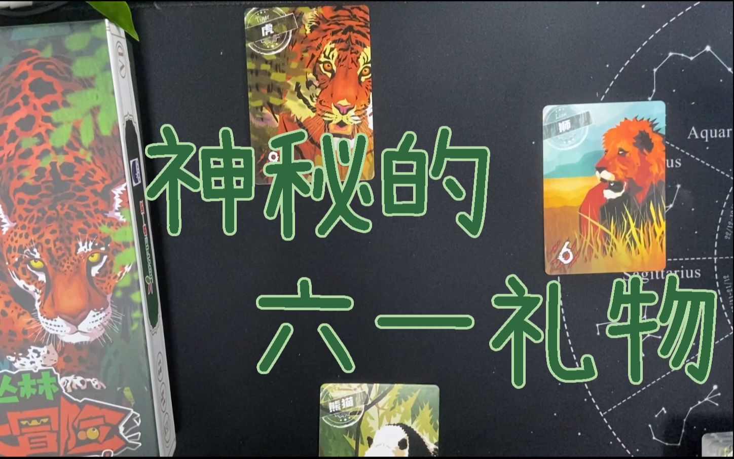 【桌游开箱】迟到一年的神秘礼物--丛林大冒险