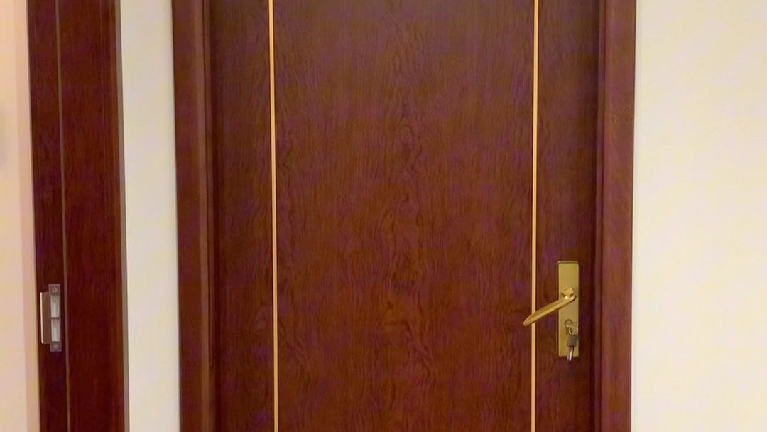 新中式平板木门