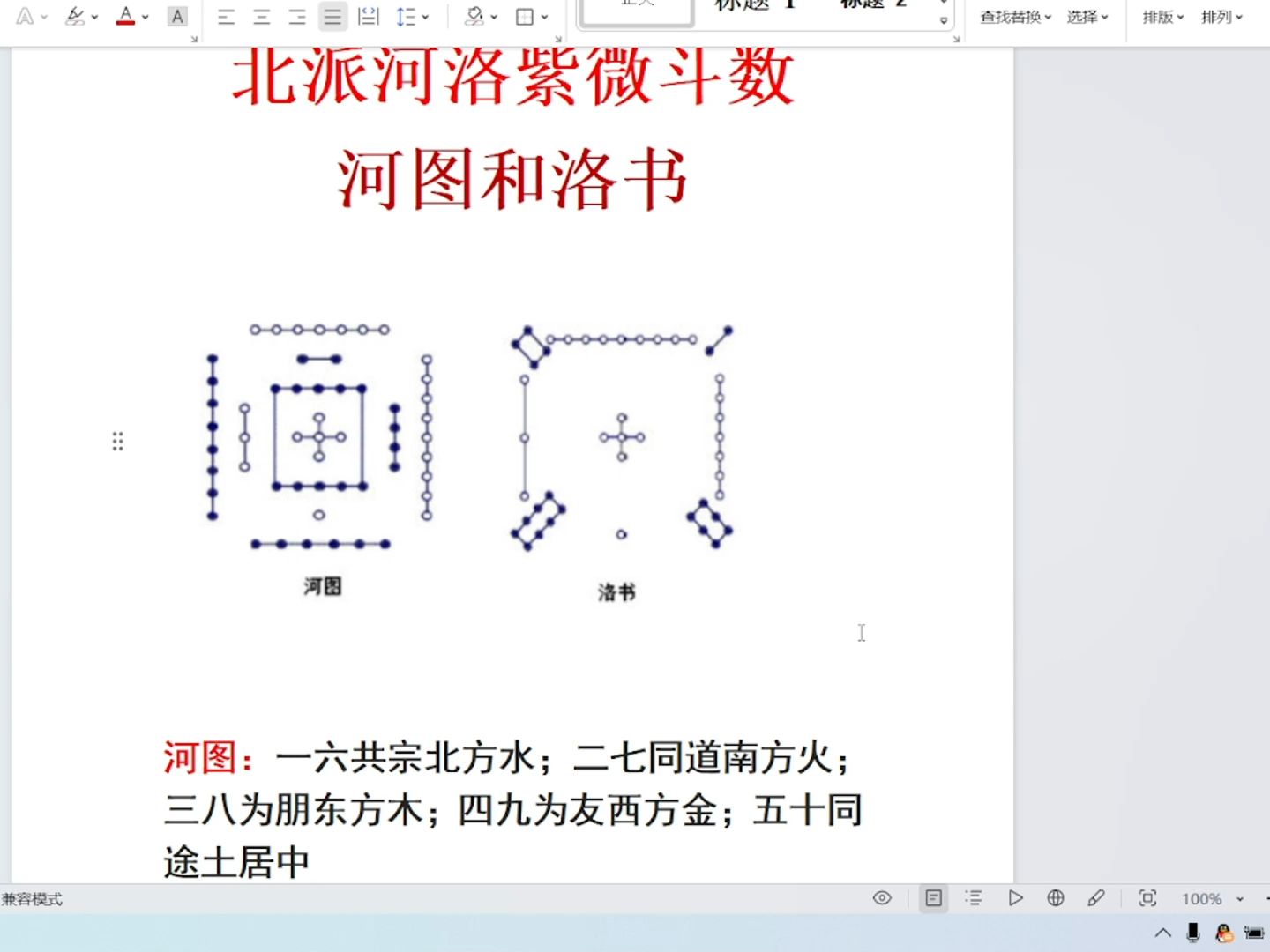 [图]15北派派河洛紫微斗数河图洛书发表版