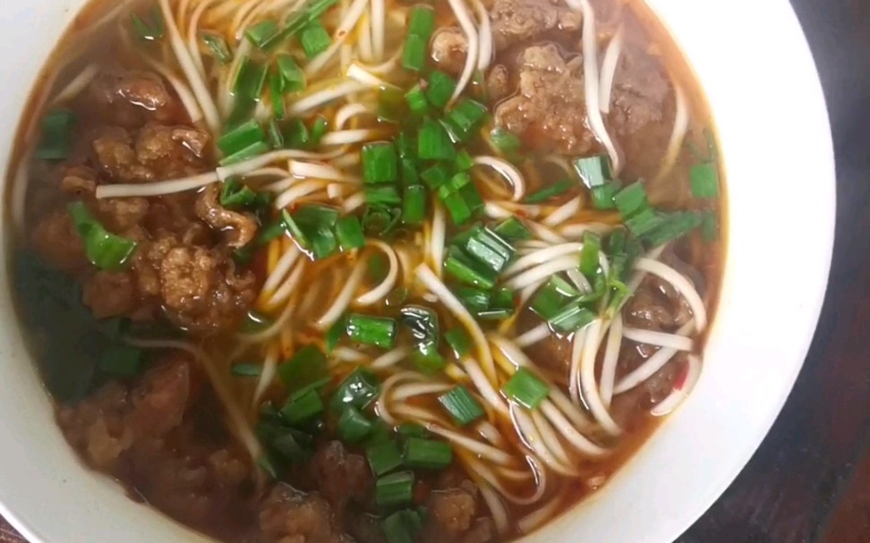 顶楼生活日记 酥肉面(老母亲炸的酥肉给带来的)