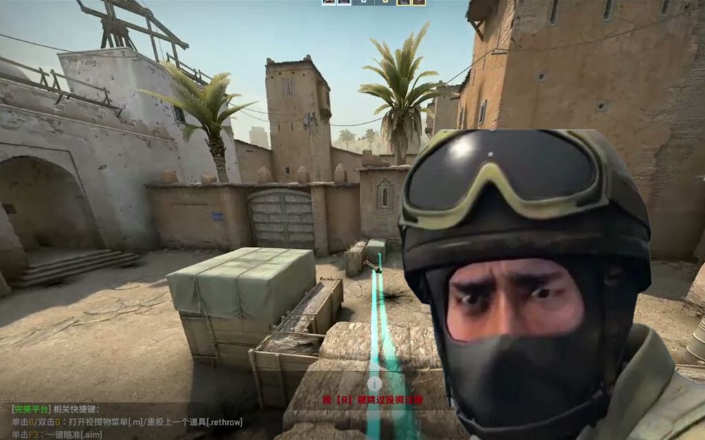 活动作品csgo适合萌新自用沙二dust2b区的几架枪点位以及反清闪