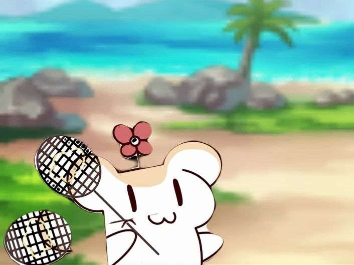 【星宮雲】【bison仓鼠】仓鼠太太拿到了新的羽毛球