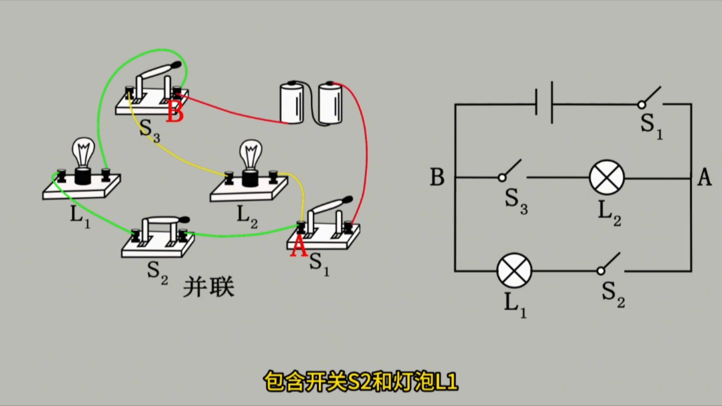 九年级物理:一分钟教你如何画电路图哔哩哔哩bilibili