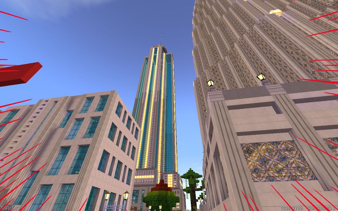 迷你世界奥特曼的芒果小镇大城市啊