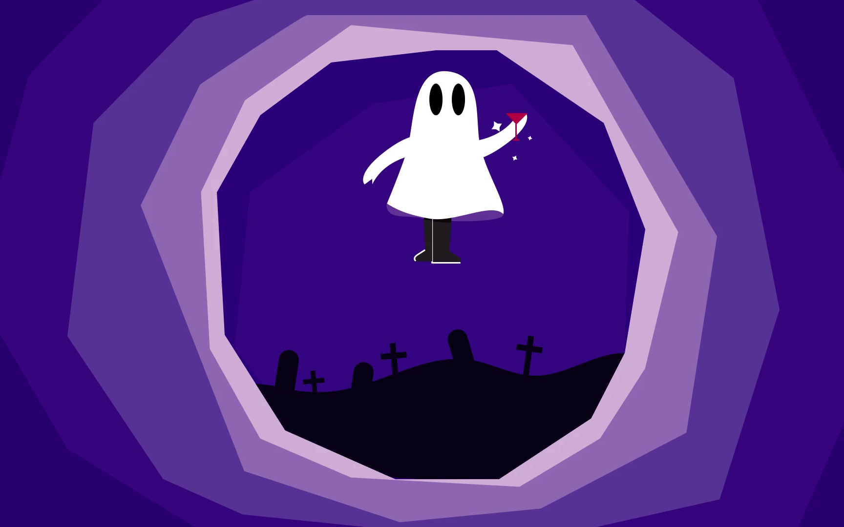 ae模板-幽灵效果的万圣节片头