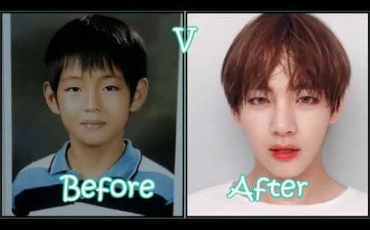 BTS  Before and after哔哩哔哩bilibili