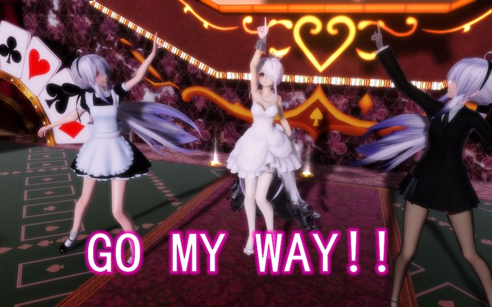 [图]【MMD】釘宮XHAKU GO MY WAY!!