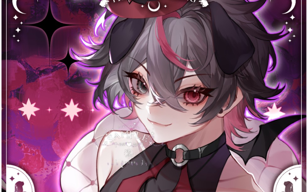 【绘画过程】工房接的恶魔系小男孩