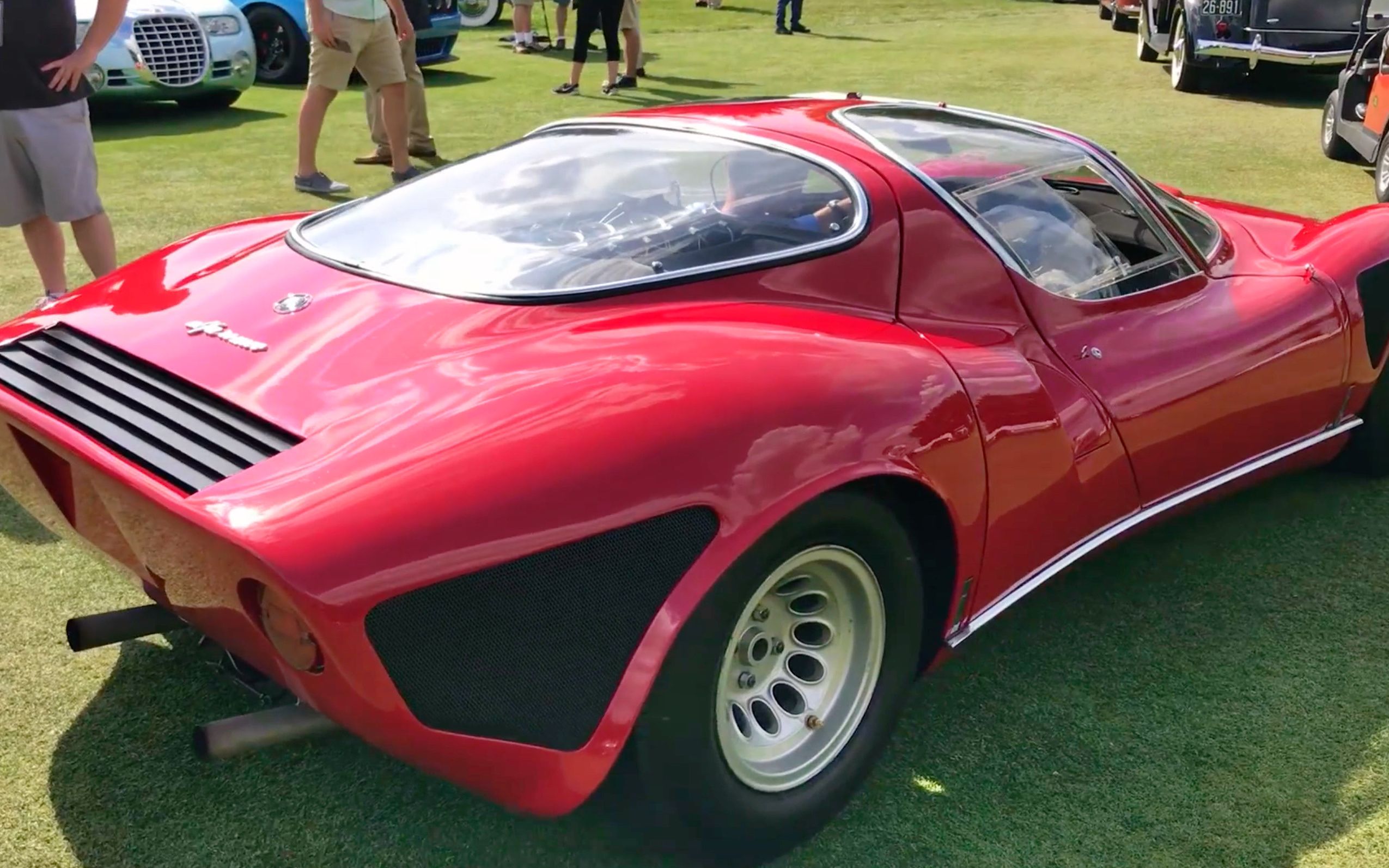 阿尔法罗密欧 alfa romeo 33 stradale 1967 世纪经典颜值大赏 声浪版