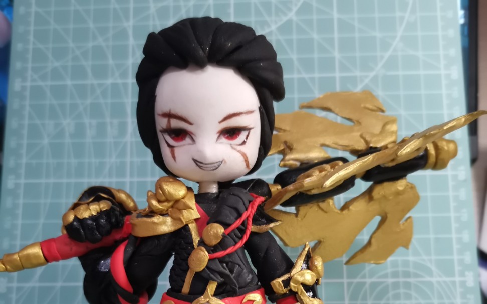 超轻粘土自制q版狂铁赛季皮肤