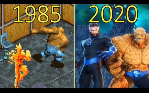 [图][游戏进化史]神奇四侠Fantastic Four 1985-2020