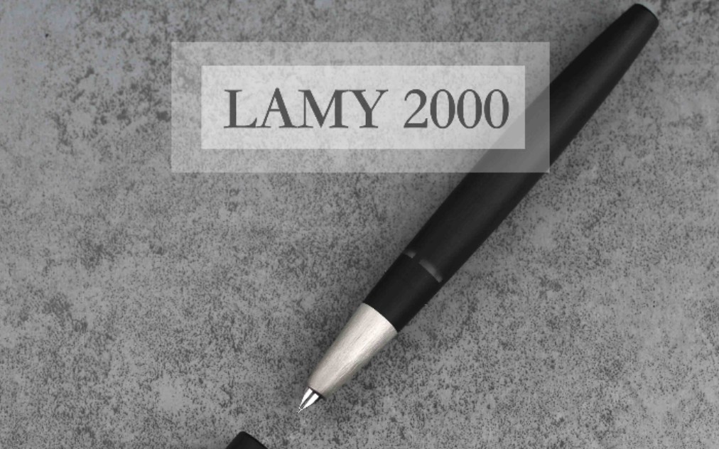 凌美lamy2000开箱哔哩哔哩bilibili