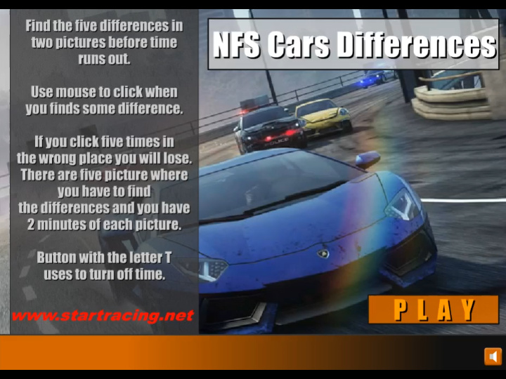 [图]【挑战玩遍所有游戏】4399网页《极品飞车找茬 Nfs Cars Differences》2684