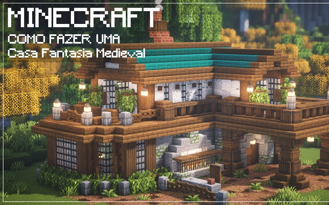 【minecraft建築教程】如何建造中世紀式幻想之家