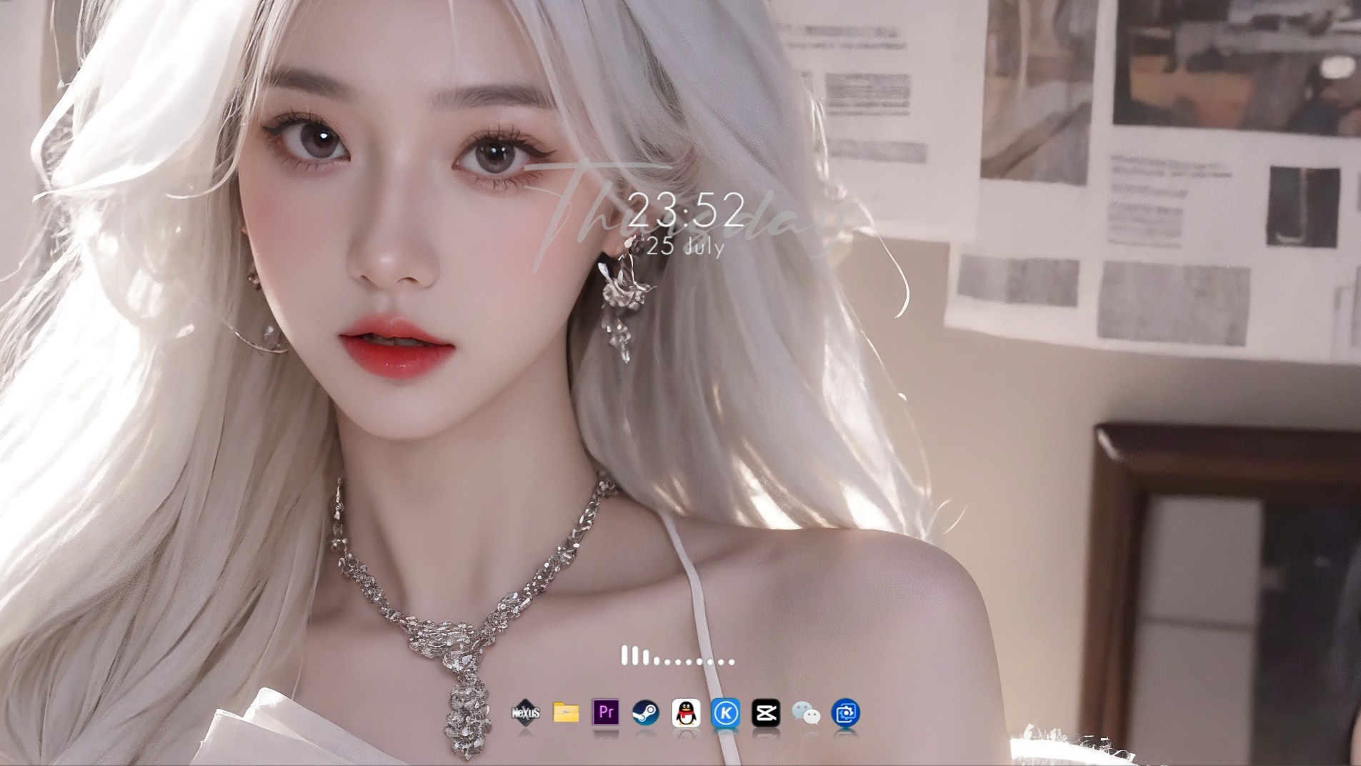 wallpaper推荐:报纸女孩