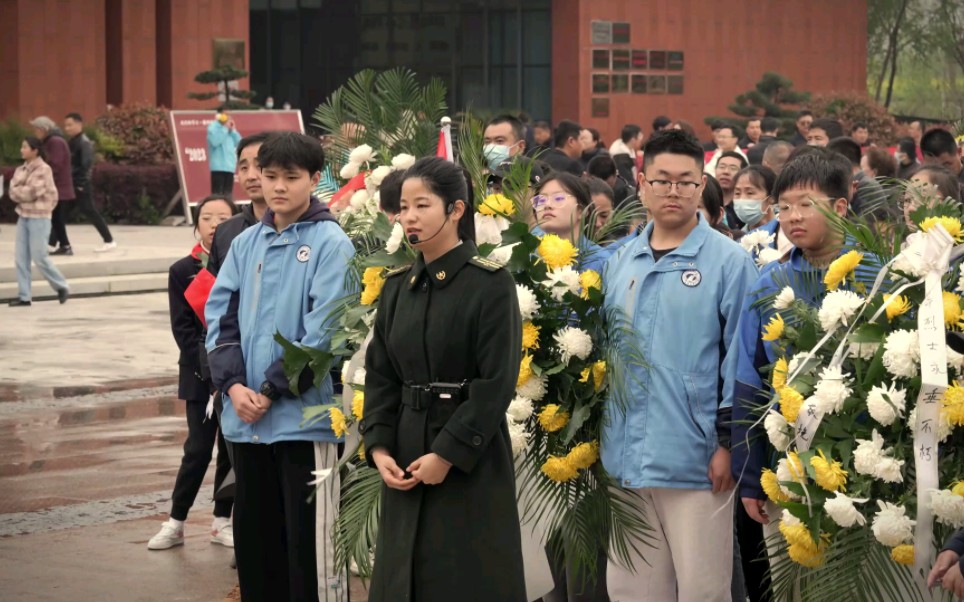 清明节祭奠革命烈士陵园扫墓活动哔哩哔哩bilibili