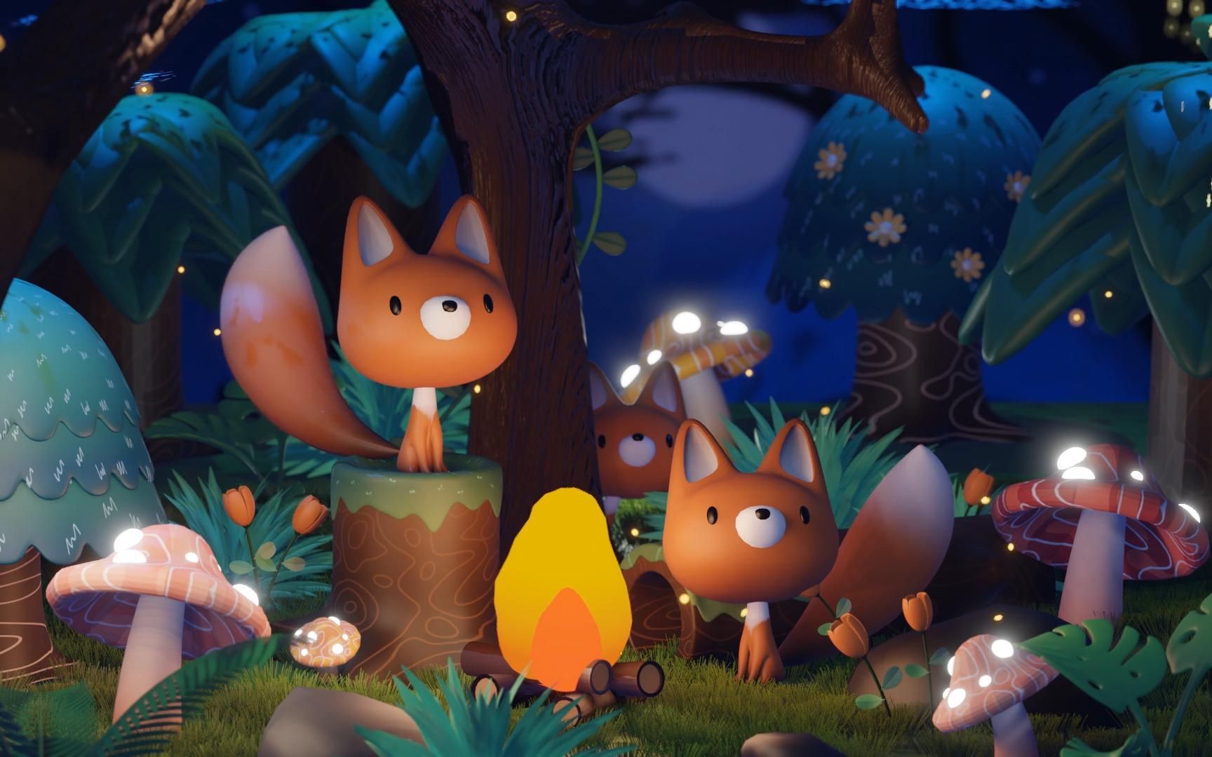 blender小狐狸动画#kurtips作业打卡