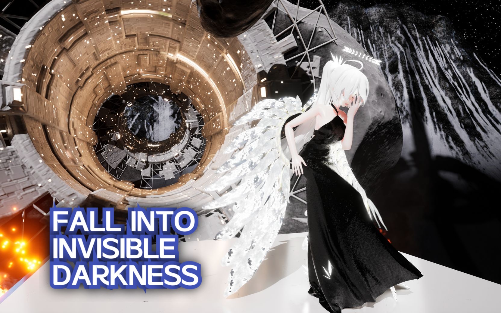 【ue5-布料-haku】fall into invisible darkness!