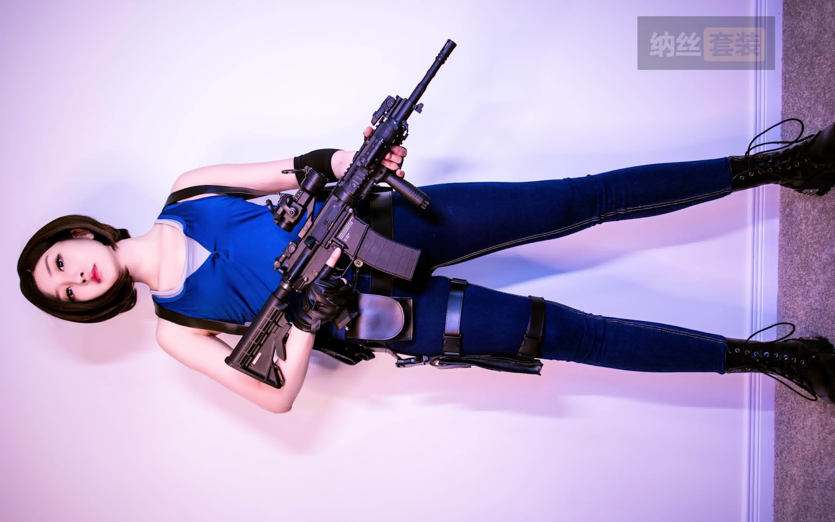 4k 可爱小姐姐小暖jess的cos美腿写真拍摄_哔哩哔哩_bilibili