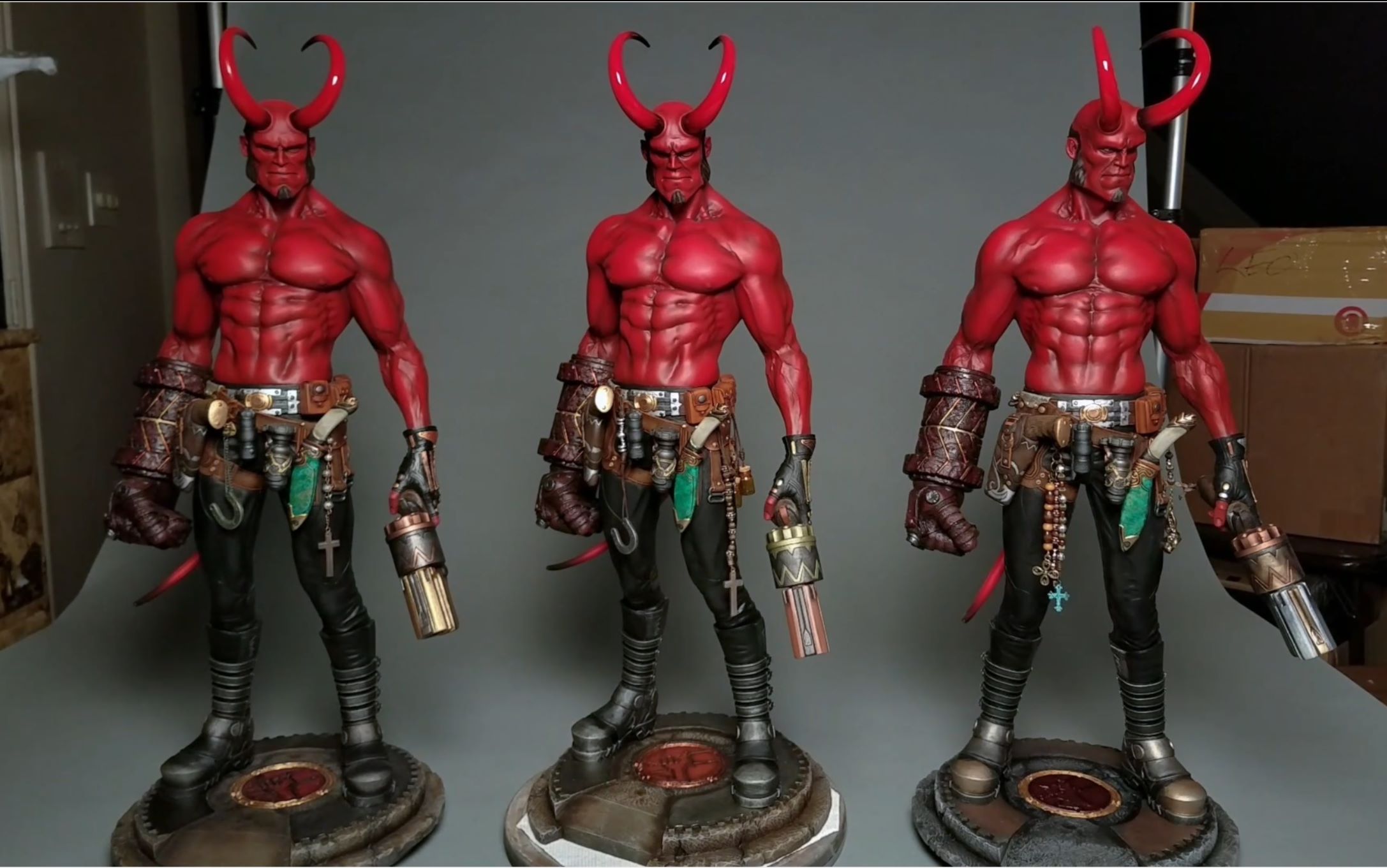 地狱男爵 手办制作