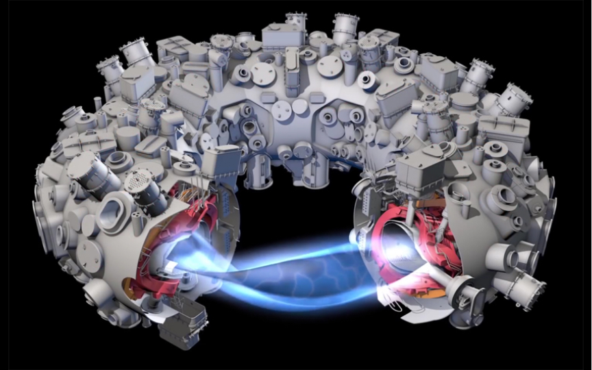 核聚变新星:仿星器Wendelstein 7X,是德国马克斯ⷦ™—克等离子体物理学研究所(IPP)在德国北部建造的一台实验性仿星器受控核聚变装置.哔哩哔...