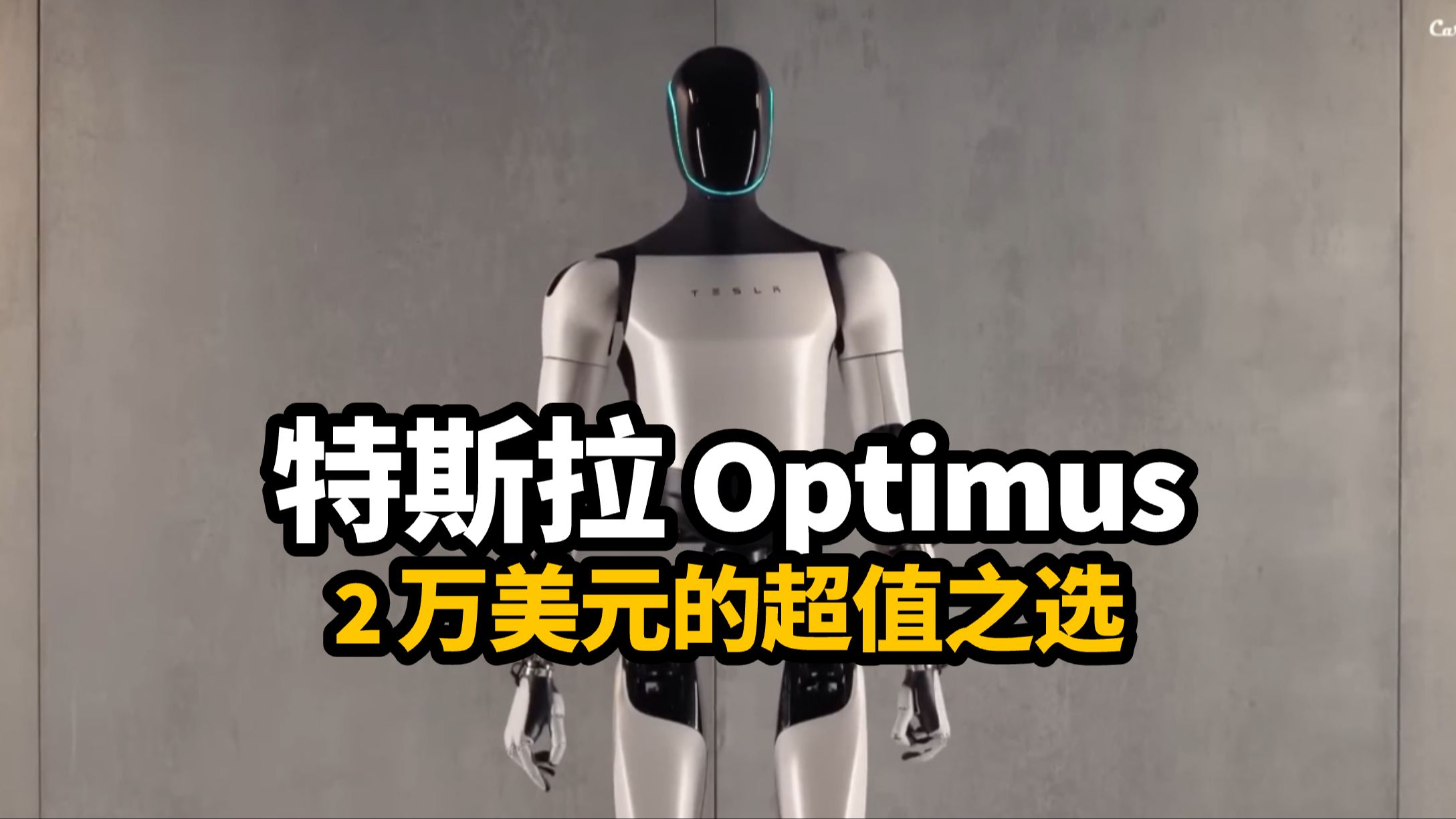 特斯拉Optimus机器人:2万美元的赚钱神器,改变世界的人形机器人!哔哩哔哩bilibili