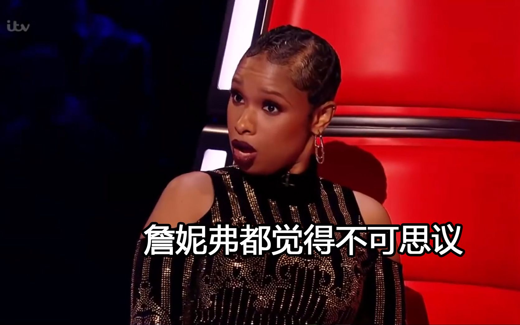 [图]【The Voice UK2017】英国好声音盲选选手演唱 'Pillow talk' Jennifer听了感到不可思议