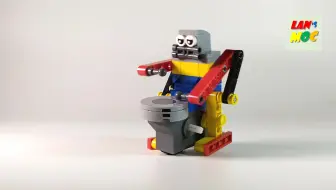 【岚的MOC】发条打鼓机器人