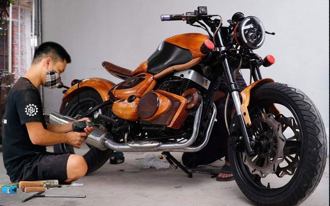 本田摩托vs凯旋摩托!45天为儿子改造摩托!