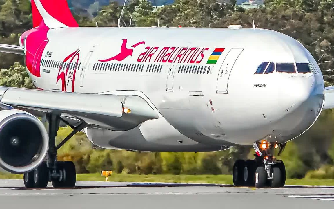 4k20架飞机起飞实况澳大利亚珀斯机场航空摄影合集a330b777a320b737