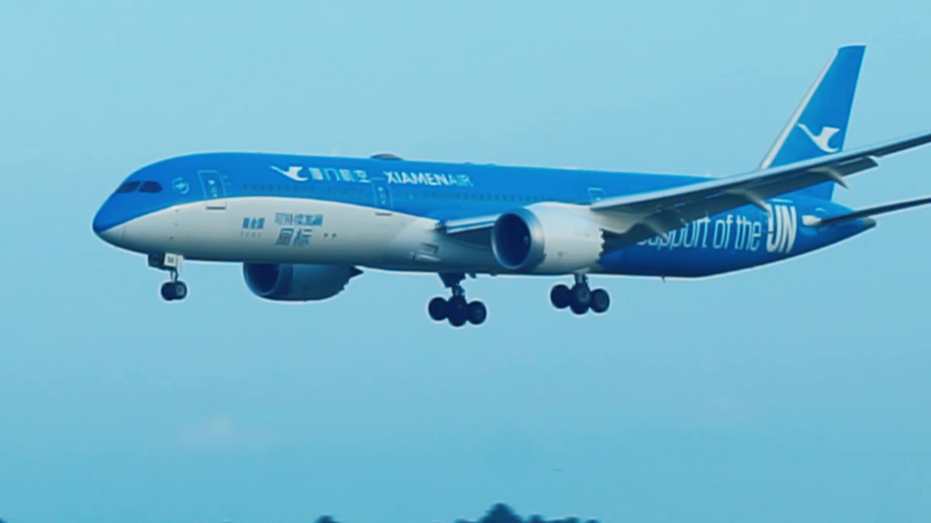 厦门航空联合国号双流降落世上最美波音787不接受反被