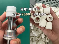 Download Video: 3D打印2000个尼龙零部件全流程，可以直接作为产品使用