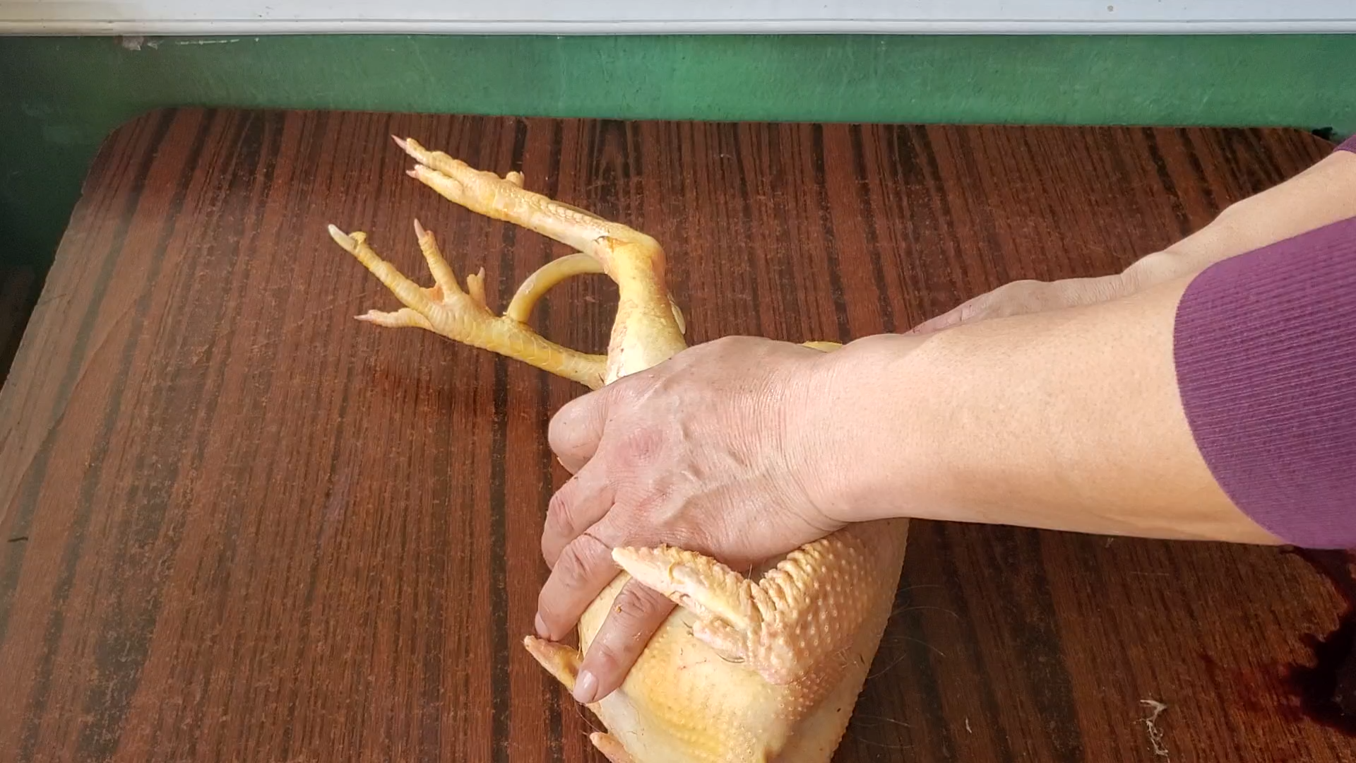 谁看过这样大的鸡蹬