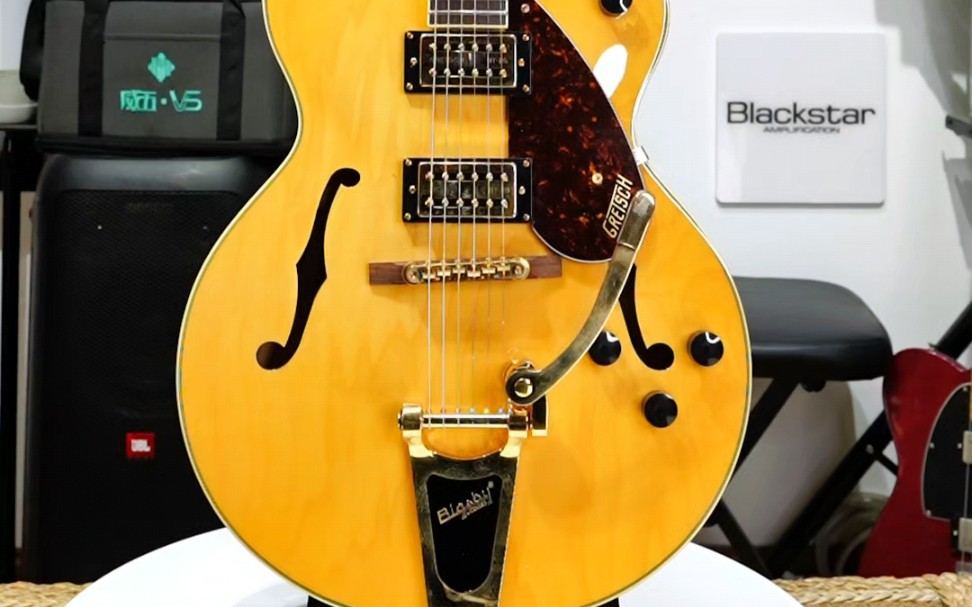 gretsch g2410tg 演奏弹唱表演爵士空心f孔专业级电吉他