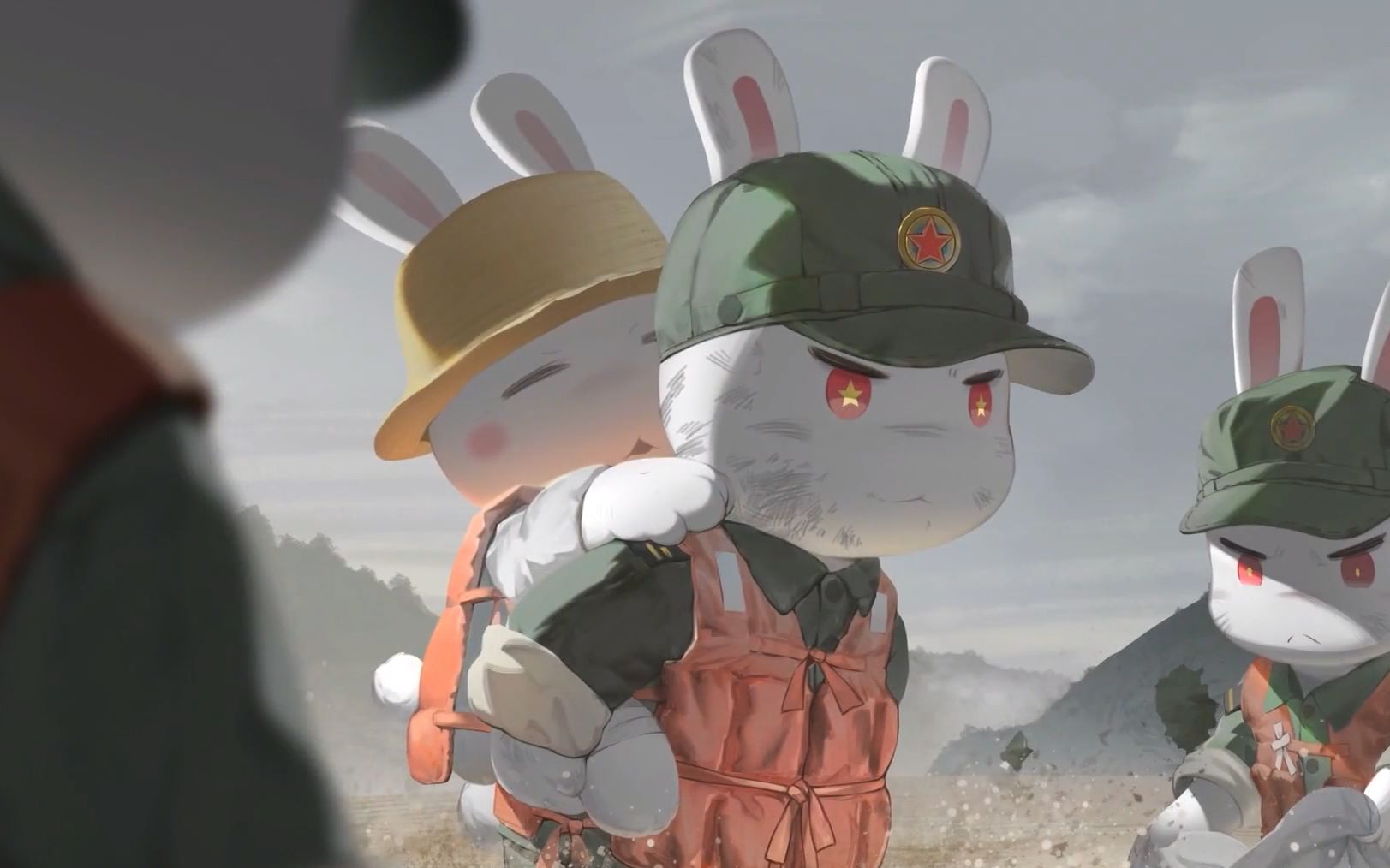 【那年那兔】向人民子弟兵致敬!抗洪兔制作_哔哩哔哩_bilibili