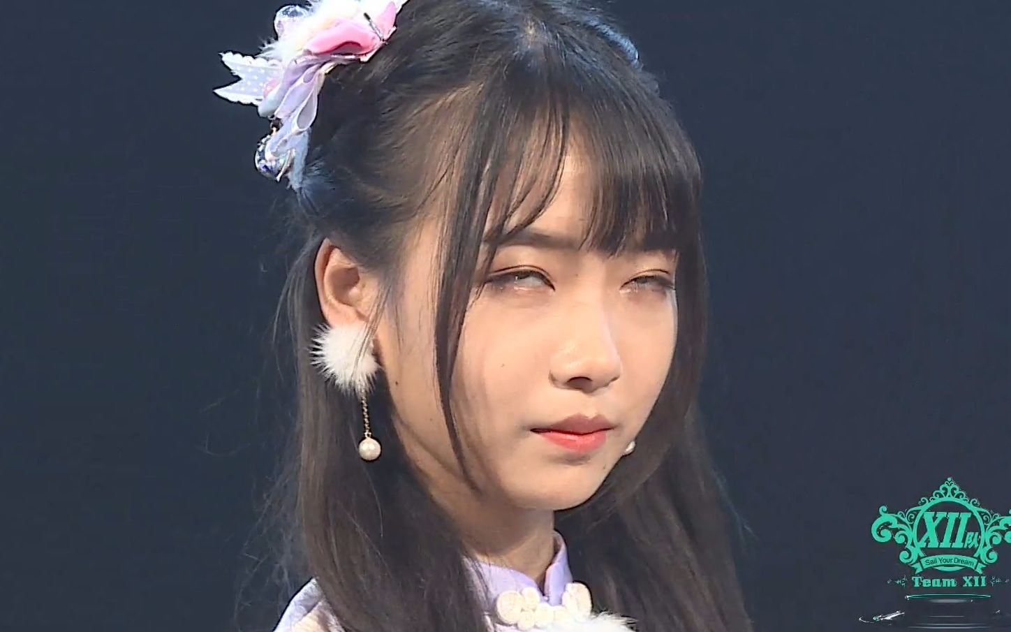 20170720 x2队mc於佳怡翻白眼剪辑(p2纯白眼) snh4