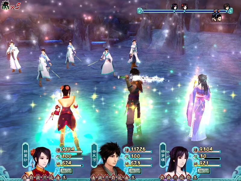 【仙剑4mod2.5】42.悲歌五人组战(隐藏boss)