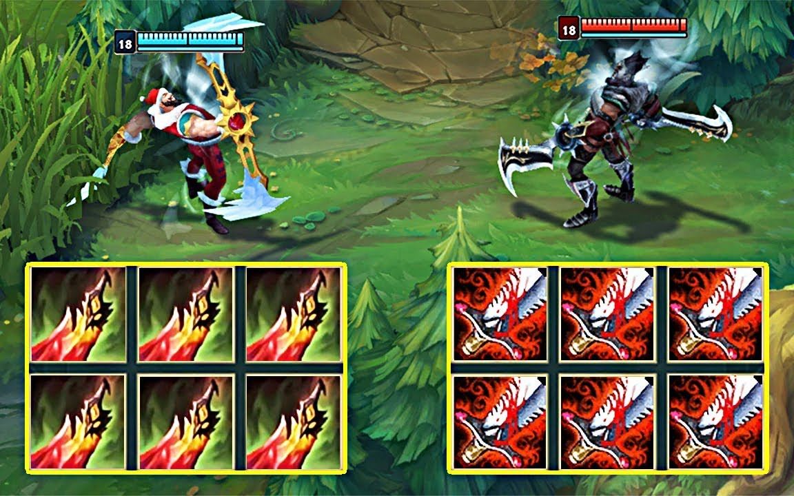 英雄联盟饮血剑德莱文vs死亡之舞德莱文哪个装备更适合他