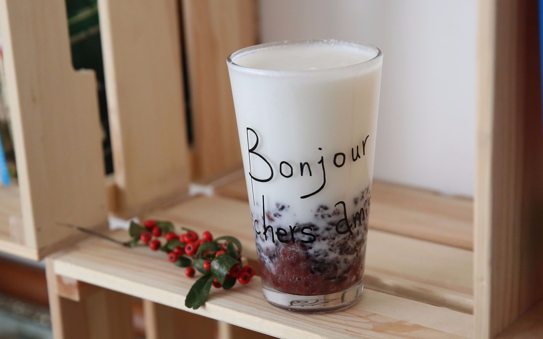 健康又好喝的椰奶饮品来咯 【红豆紫米椰奶】适合女性朋友喝 减脂美容