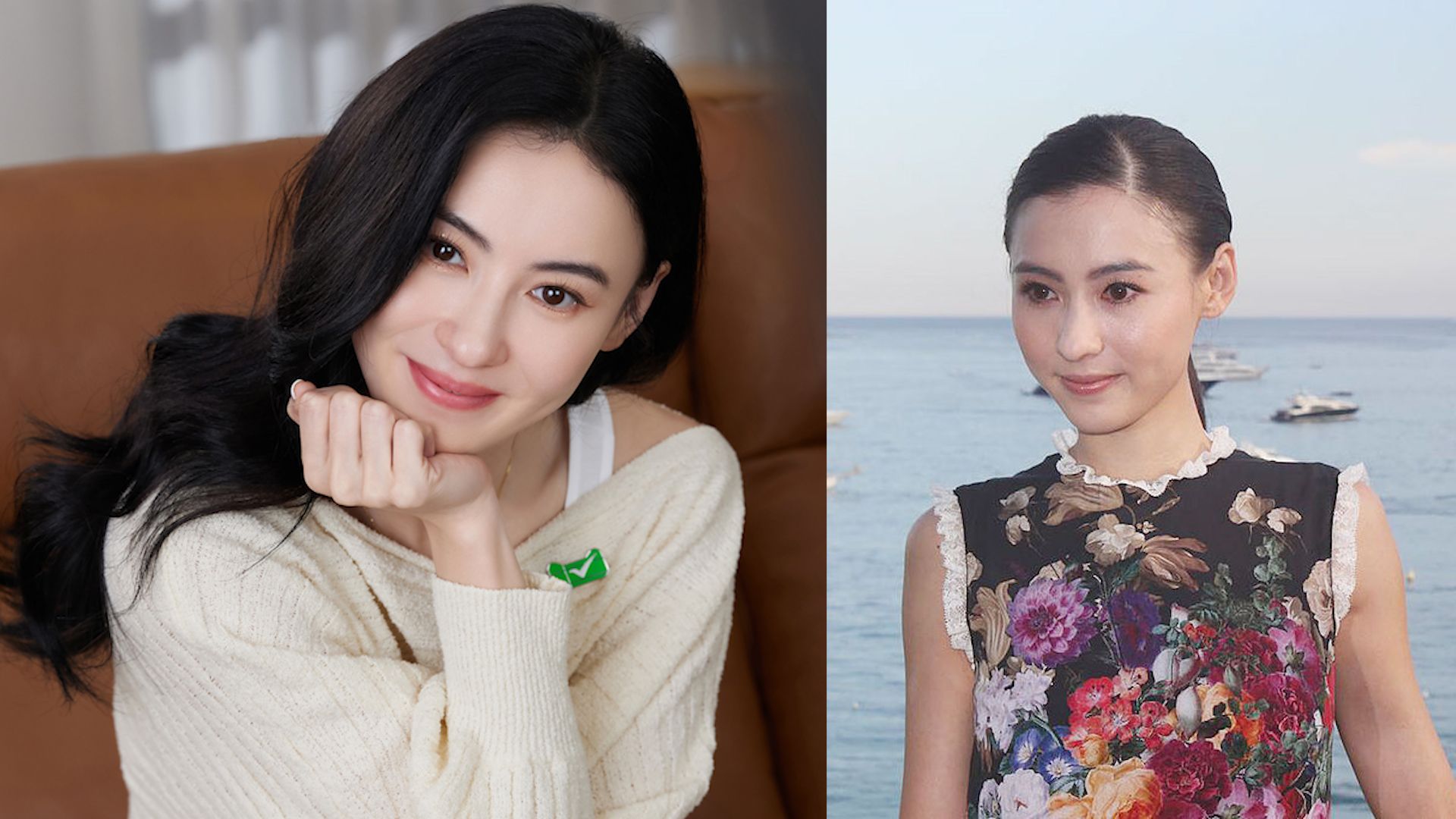 43岁张柏芝近况,二儿子比他高出半头,已长成谢霆锋的模样