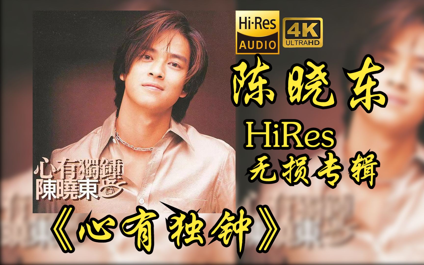 【HiRes 24bit/48khz】陈晓东《心有独钟》专辑无损音频4K60帧歌词版哔哩哔哩bilibili