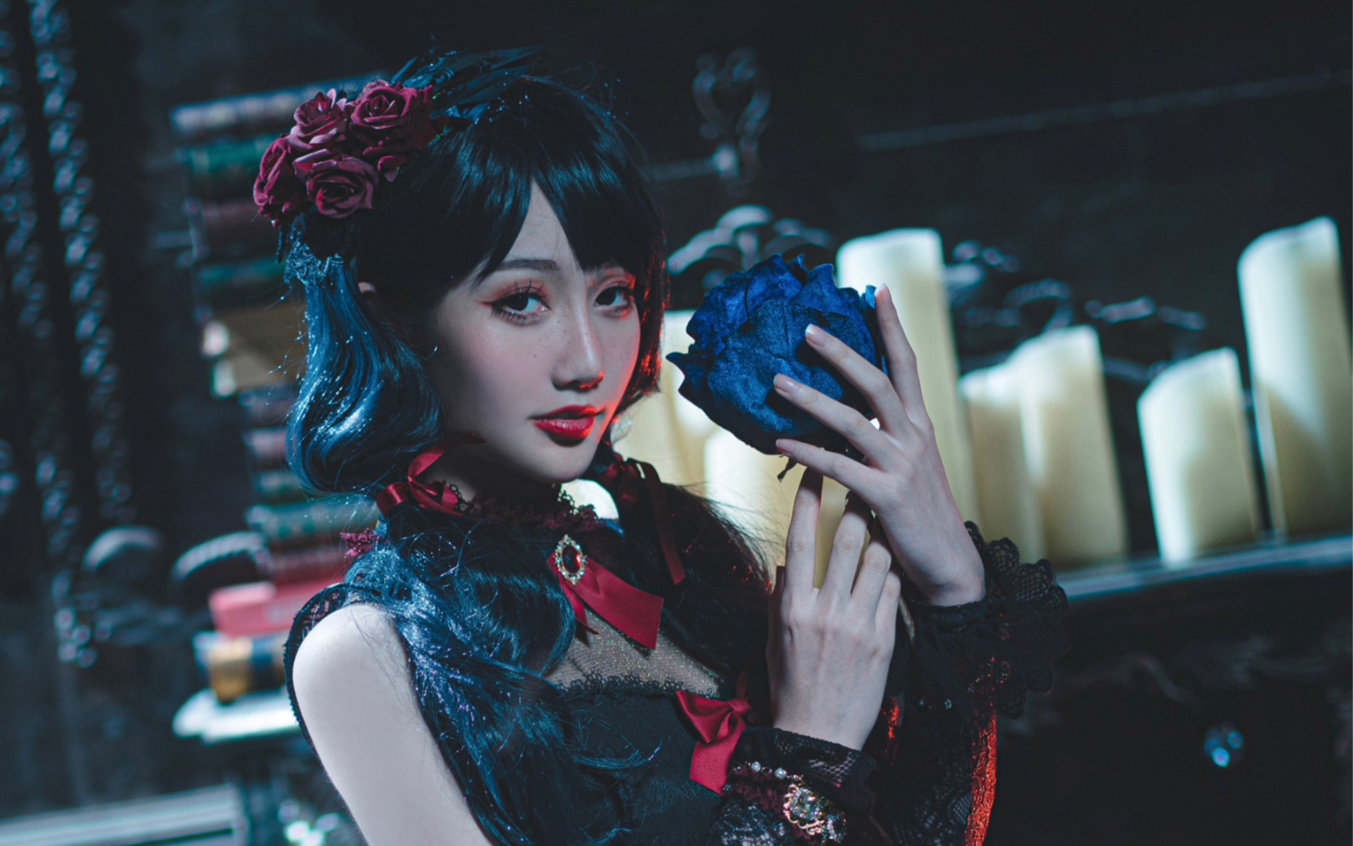 【如月灰】cos正片-和平精英-暗夜契约