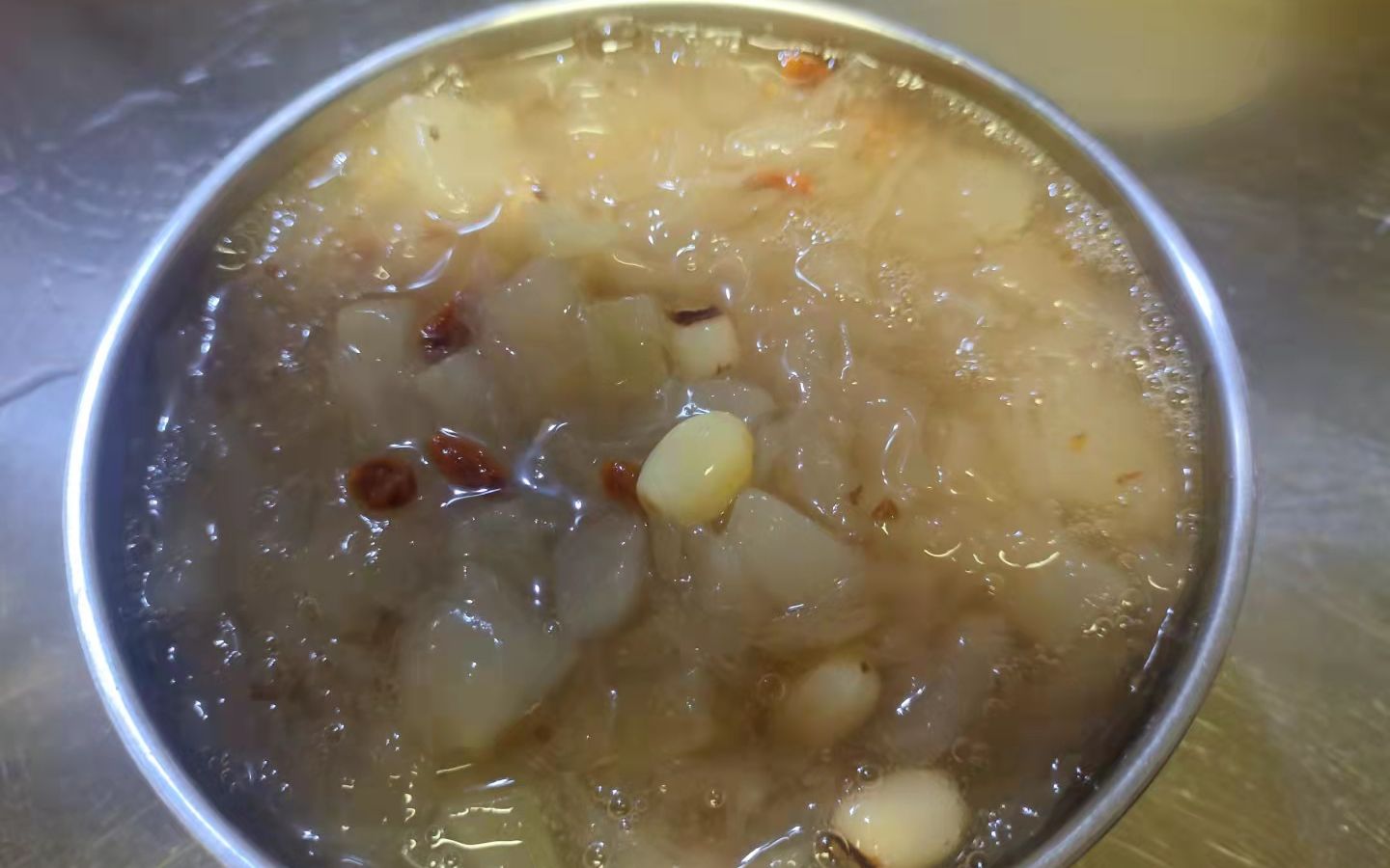 这两天上火,老祁给自己熬个四白汤,清淡营养又暖和又健康