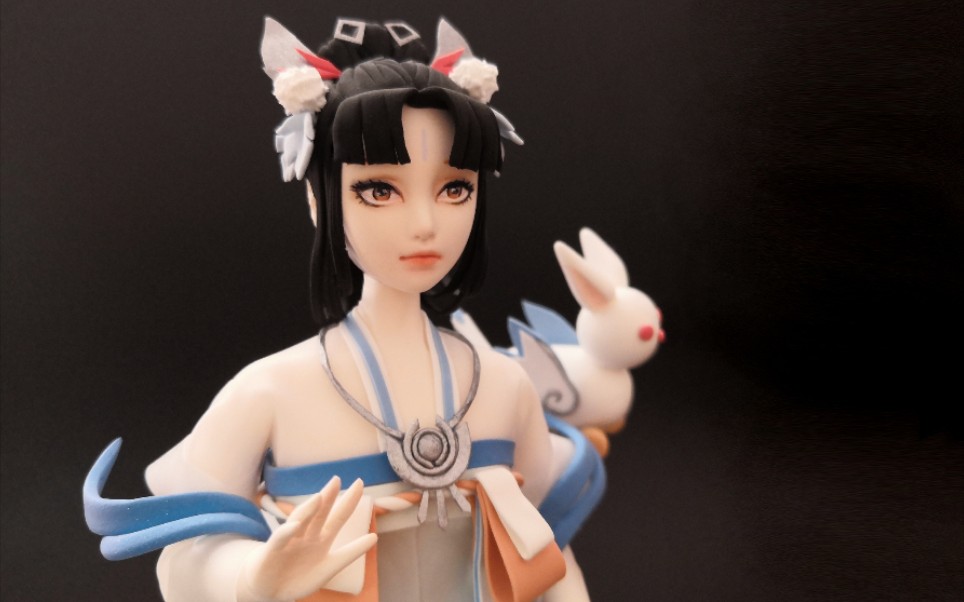 【超轻粘土】王者荣耀 嫦娥手办_哔哩哔哩 (゜-゜)つロ 干杯~-bili