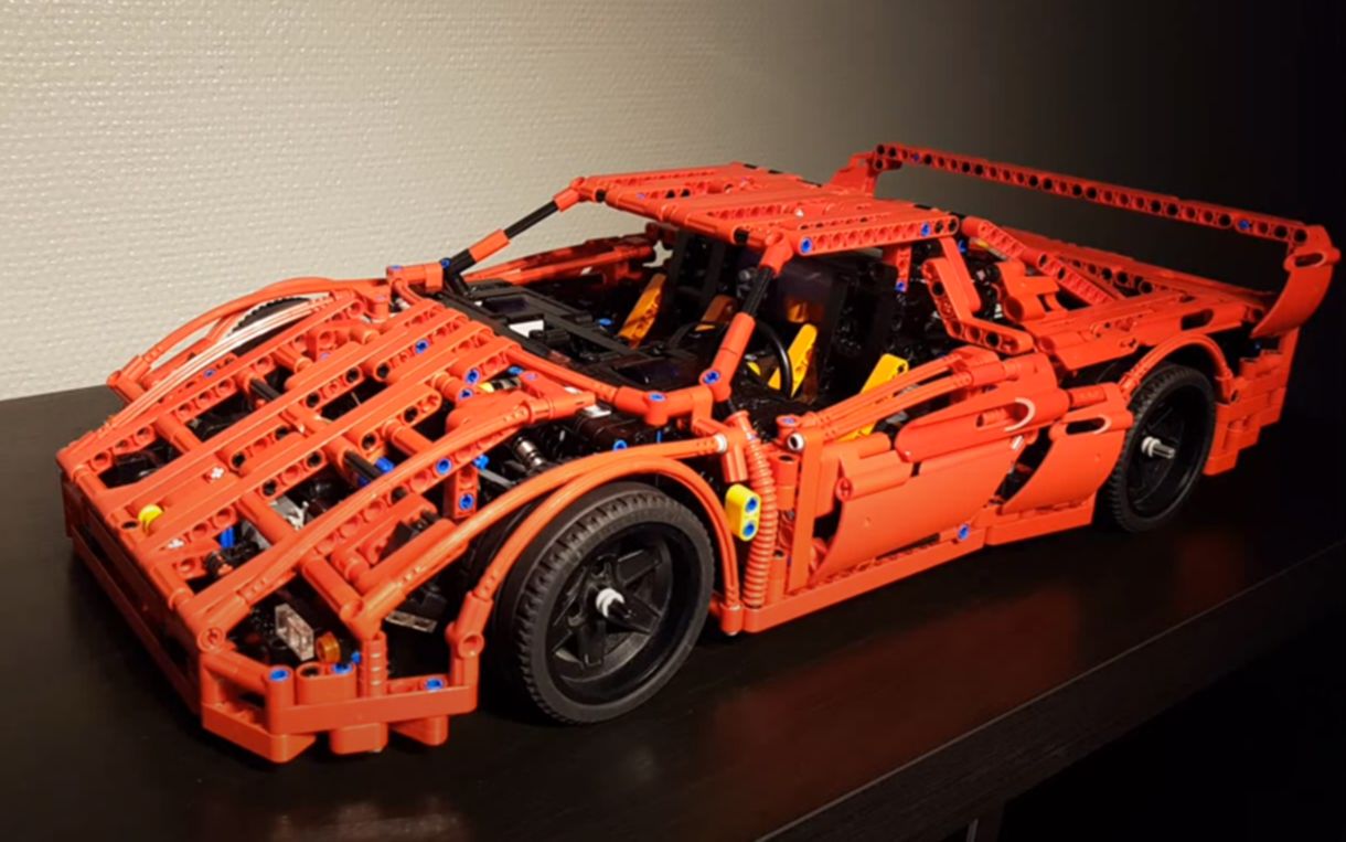 法拉利 f40 lego乐高 technic科技/机械 moc_哔哩哔哩 (゜-゜)つロ