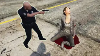 Скачать видео: 【GTAonline】到洛圣都看一下美国警察的高效率执法