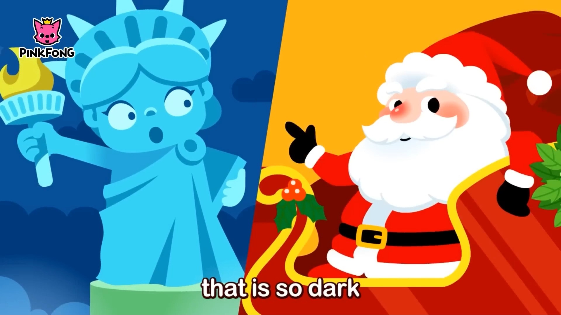 santas reindeer pinkfong英语启蒙歌曲 童谣 英文启蒙儿歌 动画片