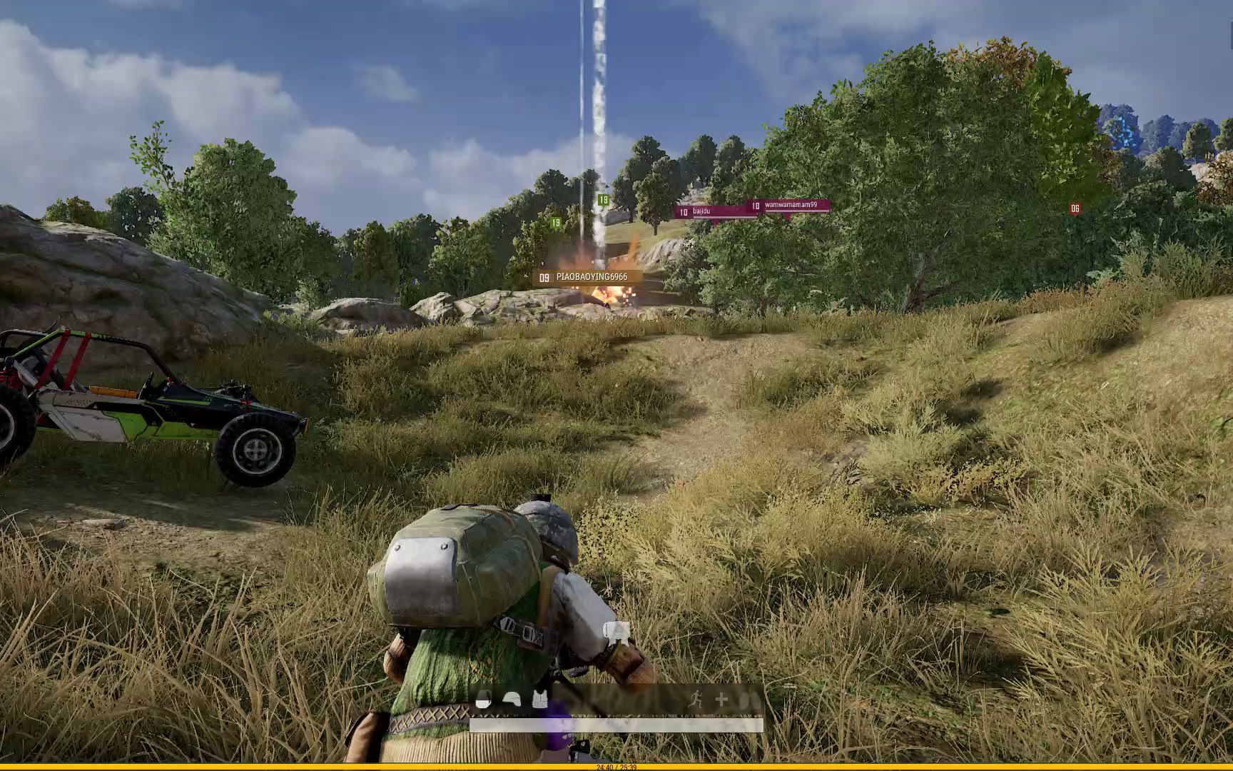 迫击炮击杀_哔哩哔哩bilibili_绝地求生_第一视角