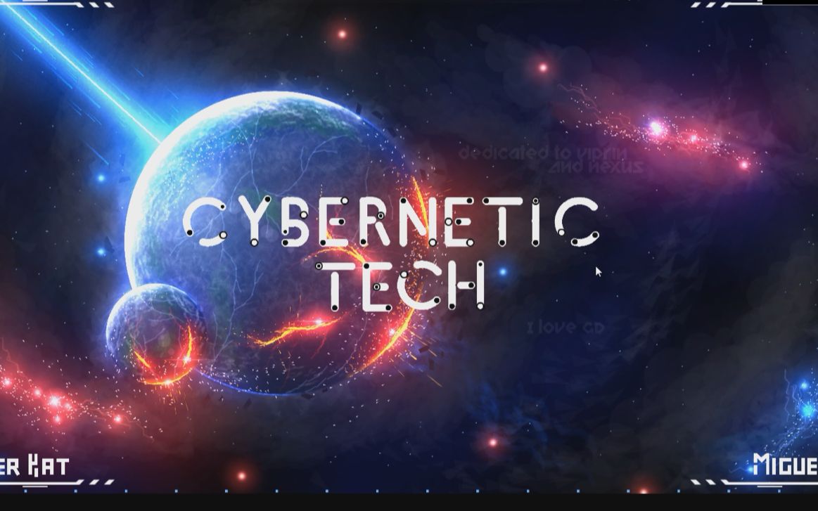 [图]【几何冲刺】Cybernetic Tech by DangerKat(hard demon)